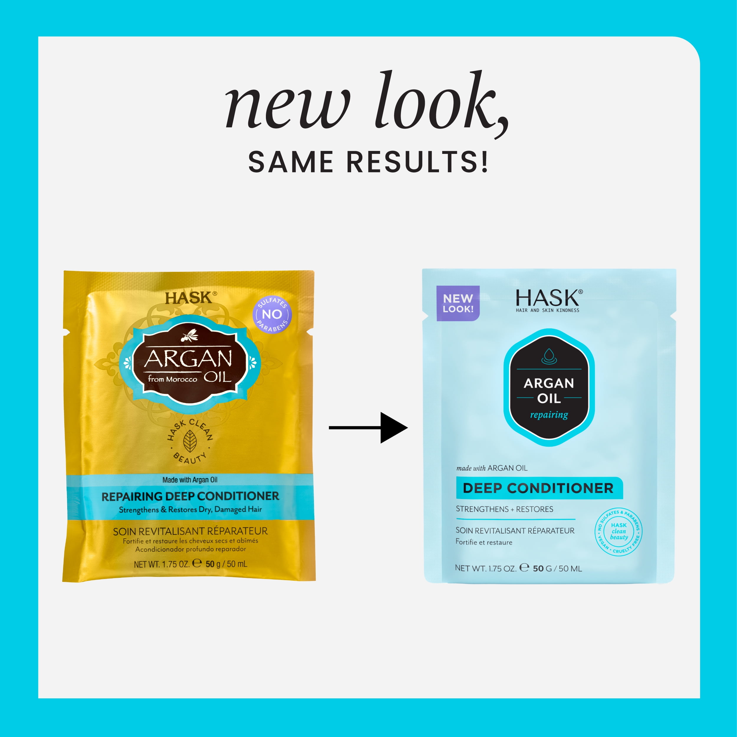 HASK Argan Oil Repairing Deep Conditioner, 1.75 oz  (图3)