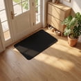 thumbnail image 3 of Ultra Thin Door Mat Indoor Entrance, 1/10 in Thin Door Mats for Inside Entry, Non-Slip Rubber Backing Washable Doormat, Fade Resistant, Absorbent, Low Profile Dirt Trapper, 24"X16", 3 of 8