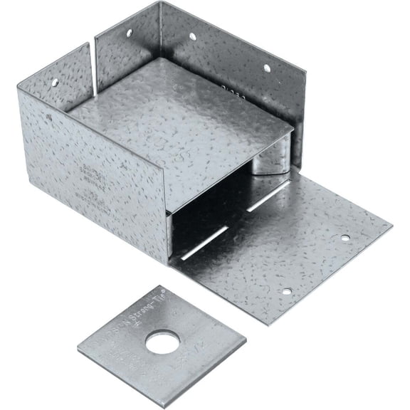 Simpson Strong-Tie Adjustable Standoff Post Base ABW44Z - Galvanized ZMAX Steel for 4x4