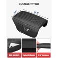 thumbnail image 3 of KBH Center Console Armrest Cover for Ford Bronco Accessories 2021-2026 2/4-door with Side Pockets, Leather Middle Console Lid Protector Cushion Pad, 3 of 7