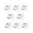 thumbnail image 1 of 26PCS Curtain Rods No Drill Curtain Rod Brackets Hooks Nail Free Adjustable Stick on Curtain Rod Transparent Hook, 1 of 1