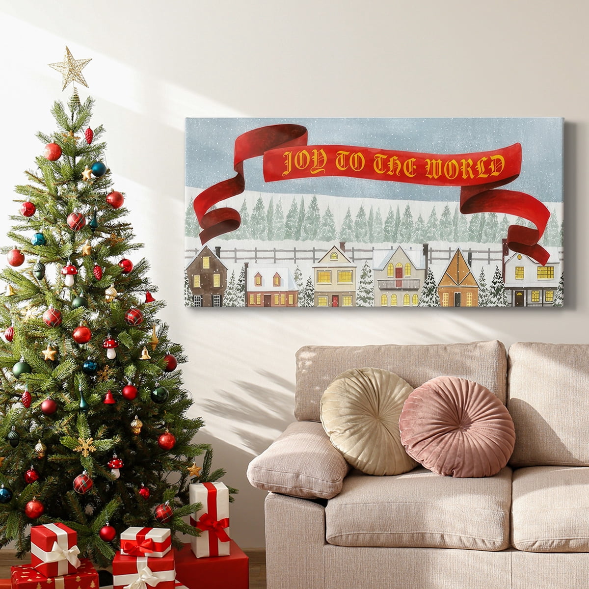 Christmas Angel Collection D- Gallery Wrapped Canvas