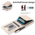 thumbnail image 2 of Crossbody Wallet Case for Samsung Galaxy Note 20, RFID Blocking Protective Purse Case Cover with Card Holder Kickstand Shoulder Strap Lanyard Magnetic Closure for Samsung Galaxy Note 20, Apricot, 2 of 7
