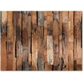 thumbnail image 3 of Retro Wood Plank Geometric Stripes Area Rugs, Distressed Farmhouse Rustic Wooden Planks Decorative Rug, Machine Washable Breathable Durable Carpet for Front Entrance Floor Decor-5x8ft, 3 of 7