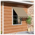 thumbnail image 2 of Retractable Patio Awning 6ft Cream - UV Sun Shade Window Cover w/Hardware, 2 of 9