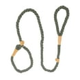 thumbnail image 1 of Corde de Traction pour Chien, Corde de Coton Ronde Résistant à la Déchirure Confortable Laisse Longue pour Chien Léger Réglable pour la Marche Gris, Vert Foncé, Rouge Orange, 1 of 7