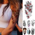 thumbnail image 4 of Waterproof Temporary Tattoo Sticker Body Art Arm Fake Sleeve Tatoo for Adults, 4 of 7