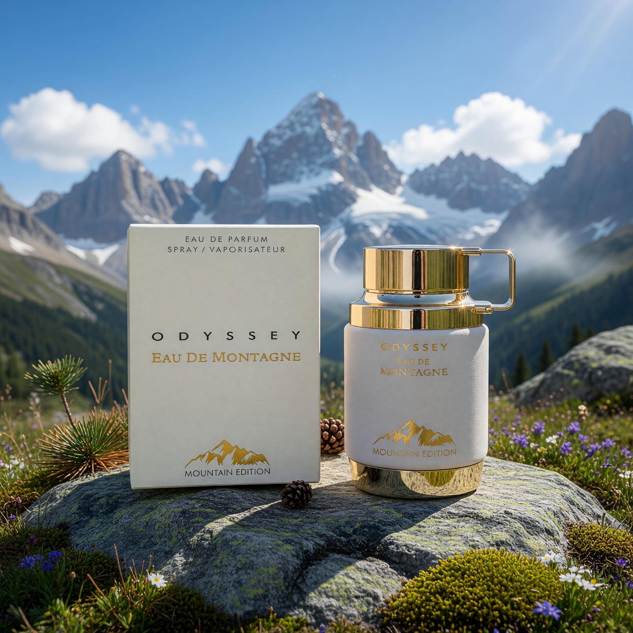 Armaf Men's Odyssey Eau De Montagne Mountain Edition EDP Spray 3.4