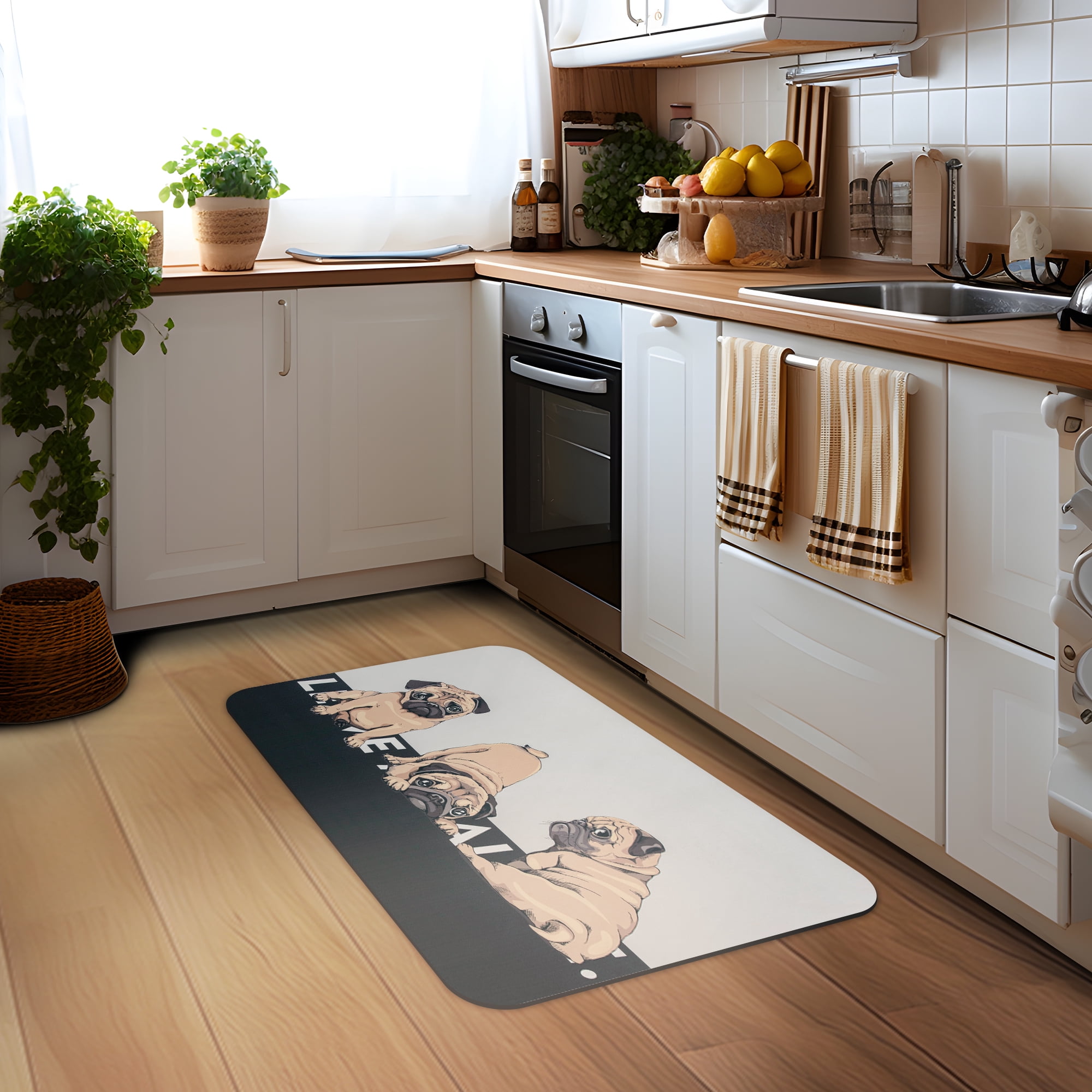 Ray Star Kitchen Mats Anti Fatigue 19.7''x31.5'',0.31 Inch Thick Comfort Standing Desk Mat