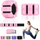 thumbnail image 1 of Pesas para muñecas y piernas Sonkoloro, ajustables, de 0,75 a 1 libra, color rosa, 1 of 7