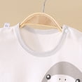 thumbnail image 6 of enyan Newborn Boy Clothes 1-24M Baby Clothing Set Unisex Summer Trendy Rompers Short Sleeve Zipped Bodysuit Cotton Outfits Grey,9-12 Months, 6 of 6