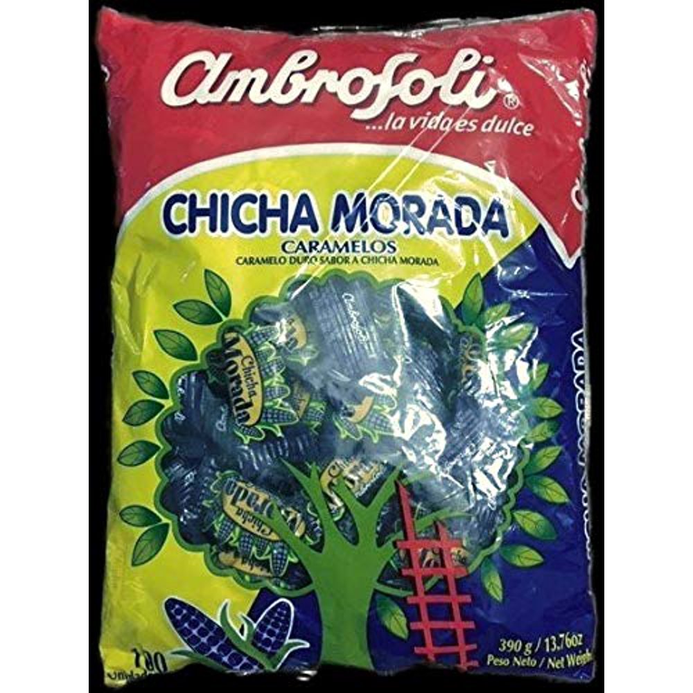 Chicha Morada Peruvian Candy Purple Corn Flavored Candies 360 Grams 100