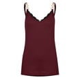 thumbnail image 2 of CHUANK Ichuanyi Blouse à Imprimé Sans Manches à Col en V pour Femmes, Décontractée, Ample, à Fermeture Éclair, 2 of 9