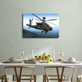 thumbnail image 6 of Military Aircraft AH-64 Apache Attack Helicopter Poster Canvas Picture Printing Wall Art Modern Aesthetic Decoration Suitable for Office Home Bedroom Gift, 6 of 8