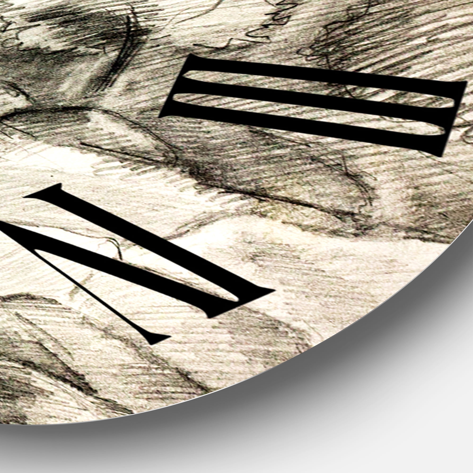 Designart 1 in Coastal Wall Clock