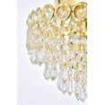thumbnail image 2 of Century 4 light Gold Flush Mount Clear Royal Cut Crystal, 2 of 8