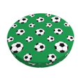 thumbnail image 2 of Bar Stool Covers Round, Soccer balls green cute Bar Stool Cushion Covers Seat Cushion with Elastic Bands, Chairs Covers for Kitchen Dining Room 12-14 Inch, 2 of 7
