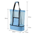 thumbnail image 4 of OUSITAID Mesh Beach Tote Bag with Cooler - Detachable Design with Picnic Cooler, 4 of 5