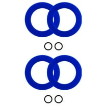 JIAHAOO 4 for Eljer Titan for Champion  4 Toilet Repair Flush Valve Seal Replacement with Silicone and O-Rings