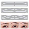 thumbnail image 2 of Visland 1 Set Eyebrow Stencil Sticker 3 Styles Disposable Brow Shaping Mapping Guide Card Eyebrow Airbrush Tattoo Auxiliary Template Tinting Sticker, 2 of 7