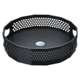 thumbnail image 1 of AMLESO Round Turntable Spice Rack Seasoning Jar Storage Tray Countertop Vanity Cosmetic Black L, 1 of 8