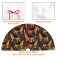 thumbnail image 4 of Yiaed German Shepherd Dog Print Christmas Tree Skirt , Tree SkirtsTree Mat for Christmas Winter Holiday Indoor Decorations-36", 4 of 7