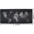 thumbnail image 2 of World Map Gaming Mouse Pad with Stitched Edges Non-Slip Rubber Base Extended XXL Mousepad for Computer PC Keyboard Laptop, 2 of 7