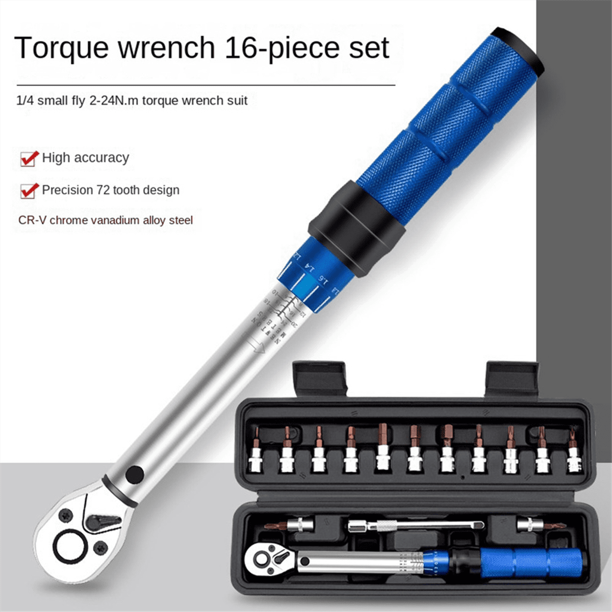 Adjustable Preset Torque Wrench Torque Torque Kg Wrench Hexagonal High Precision Road Car Maintenance