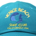 thumbnail image 2 of DALIX Surf Venice Beach Ball Cap Embroidered Hat in Teal, 2 of 7