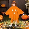 thumbnail image 5 of Halloween Kids Unisex Ghost Hooded Cloak Halloween Party Outfit Boys 4-12 Years, 5 of 6