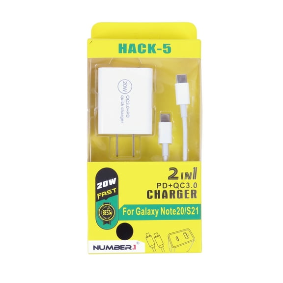 Oussum Dual port rapid charger For Galaxy Note20/S21