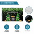 thumbnail image 6 of St. Patrick's Day Placemats Set of 4, Spring Lucky Shamrocks Green Gnomes Black Placemats for Dining Table, Place Mats for Kitchen Tabletop, Waterproof Wipeable Dining Table Mats Set, 6 of 9
