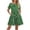 R106-Green, variant on RMGVDSD Summer Dresses For Women Boho Swing Dress Square Neck Short Sleeve Casual Ruffle Dress Lightweight Tiered Midi Sundress For Women Dresses Easter Outfit