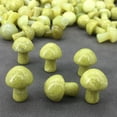 thumbnail image 4 of MATROOY 50pcs Natural Lemon Yellow Quartz Stone Mushroom Crystal Massage Healing 15mm+, 4 of 9