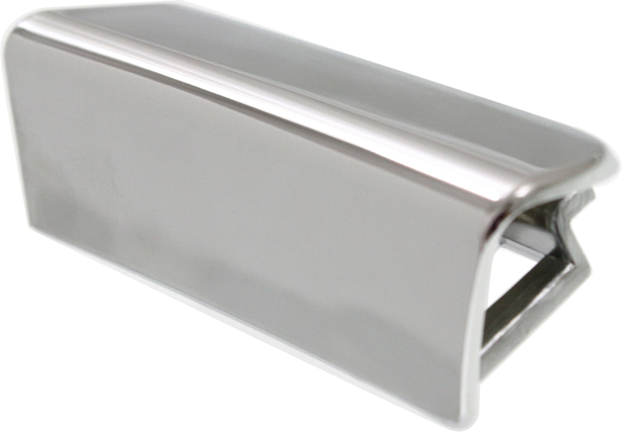 Bumper Trim Compatible With 2013-2015 Lexus RX350 RX450h Front, Left Driver Chrome