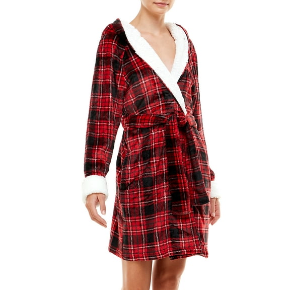 Jaclyn Women's Plush Printed Robe