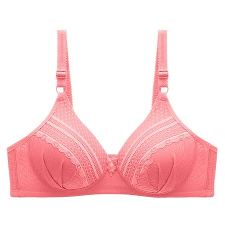 

Upgraded 2023 Gifts Women Bra No Rims Lace Comfortable Breathable Anti-Exhaust Base Top Solid Underwear