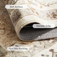 thumbnail image 6 of CHITOOMA 5'x7' Area Rugs for Living Room, Machine Washable Rugs Vintage Area Rug for Bedroom Dining Room Dorm Office with Non-Slip Backing, Stain Resistant Non-Shed Carpet, Beige, 6 of 8
