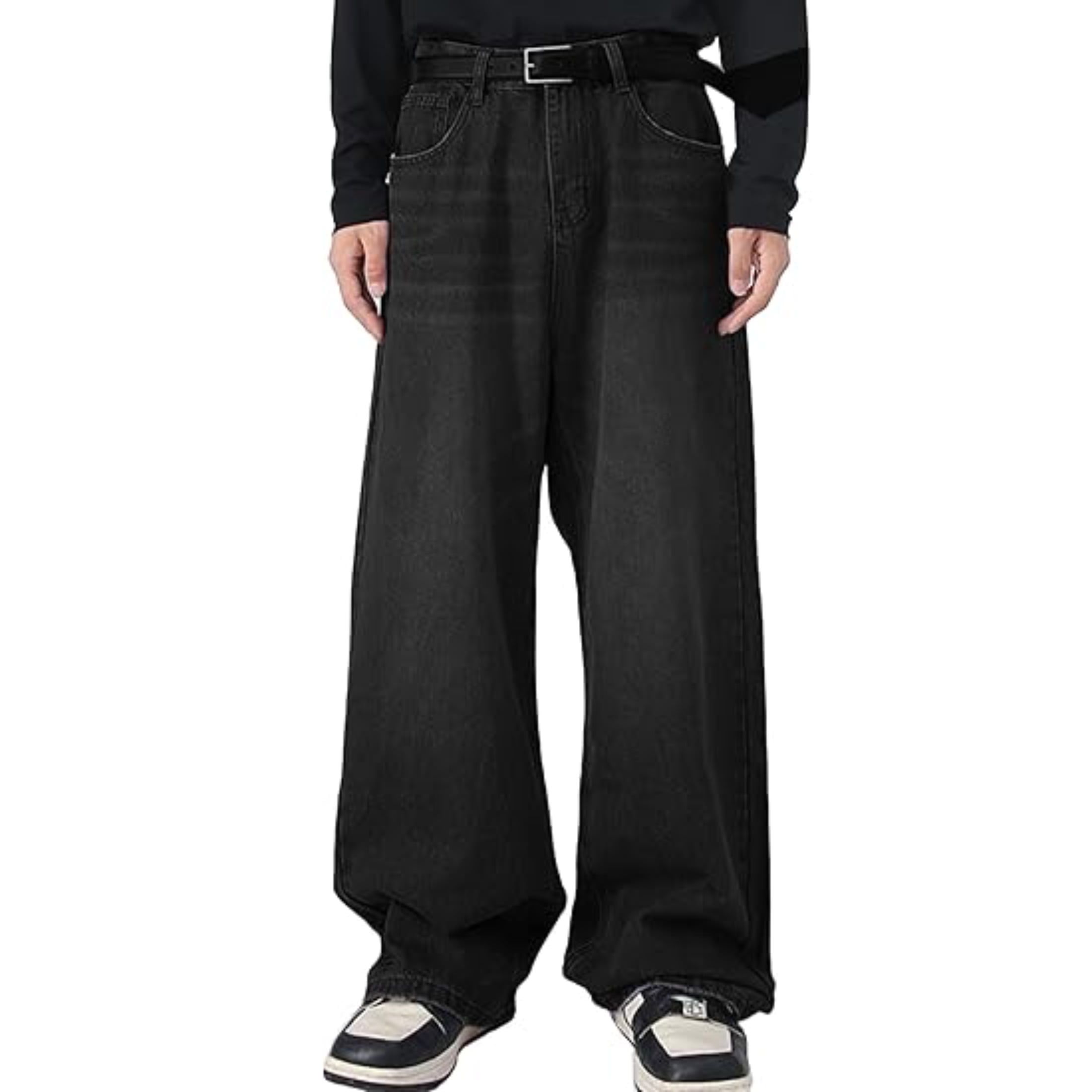 Baggy Denim 35×29 Victorious Men's Essential Baggy Raw Denim Jeans DL998 Indigo 30