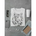 thumbnail image 3 of Proud Tiger Ink Drawing Tee Men's -Image by Shutterstock, 3 of 4