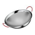 thumbnail image 3 of Sartén de acero inoxidable sartén salteado para cocinar calefacción rápida calefacción rápida freír sartén de parrilla coreana para cocina doméstica 10 pulgadas sin tapa, 3 of 8