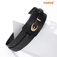 thumbnail image 6 of WHIPPY Women Wide Leather Belt for Dresses 2-in-1 Ladies Belts for Jeans Pants, 6 of 8