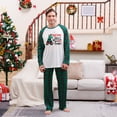 thumbnail image 2 of Odeerbi Matching Family Christmas Pajamas Sets Xmas Family Home Wear Sets Casual Printed Top with Bottom Outfits Loungewear Sleepwear Jammies for Dad, 2 of 5