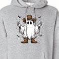 thumbnail image 3 of Inktastic Halloween Cowboy Ghost Adult Hoodie Sweatshirt, 3 of 4