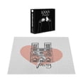 thumbnail image 3 of Ambesonne Notre Dame de Paris Jigsaw Puzzle Durable Cardboard, Broken Heart, 1000 pcs, Blush and Charcoal Grey, 3 of 5