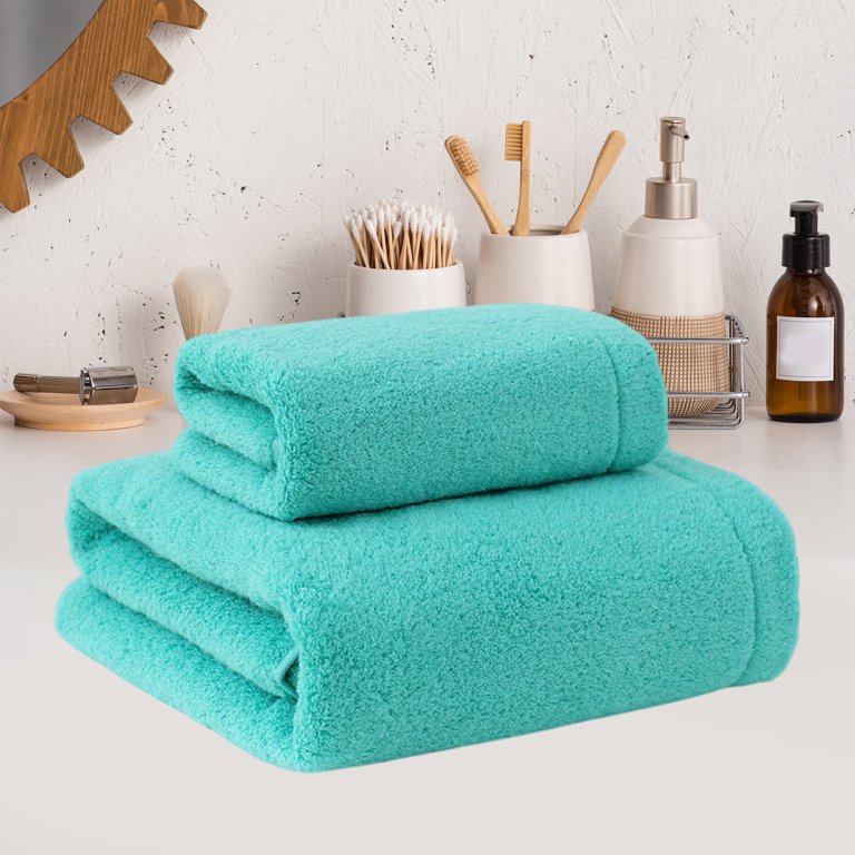 Xuniizn Bath Towel and Wash Cloths Set: 1xBath Towel, 1xHand Towel