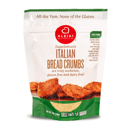 Aleia's Gluten Free Italian Bread Crumbs – 7 oz – Non-GMO, Dairy Free, Kosher, Low Sodium