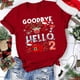 thumbnail image 2 of Blusa de mujer Navidad Impreso Casual Moda Todo-fósforo Camiseta de manga corta Tops Pompotops  hfajkhk124418, 2 of 5
