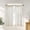 *Linen Blend Crude-26"W x 45"L (Pack of 2), variant on Hattie Floral Linen Kitchen Curtains 24 Inch Length Vintage Cottage Core Farmhouse Cafe Light Filtering Small Window Drapes For Living Room Bathroom Rod Pocket 2 Panels Beige