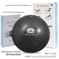 thumbnail image 7 of MEIBU Pilates Ball 10-inch Core Ball, Anti-explosion and Anti-slip Mini Yoga Ball, suitable for Pilates, Yoga, Core Training, Physical Therapy, Balance, Stability, Stretching Exercises, 7 of 7